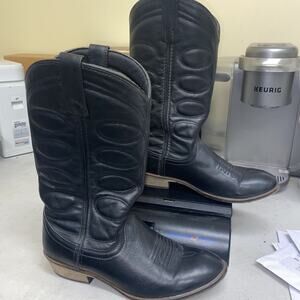 Women’s Dingo DI 870 Black Cowboy Boots Size 7M